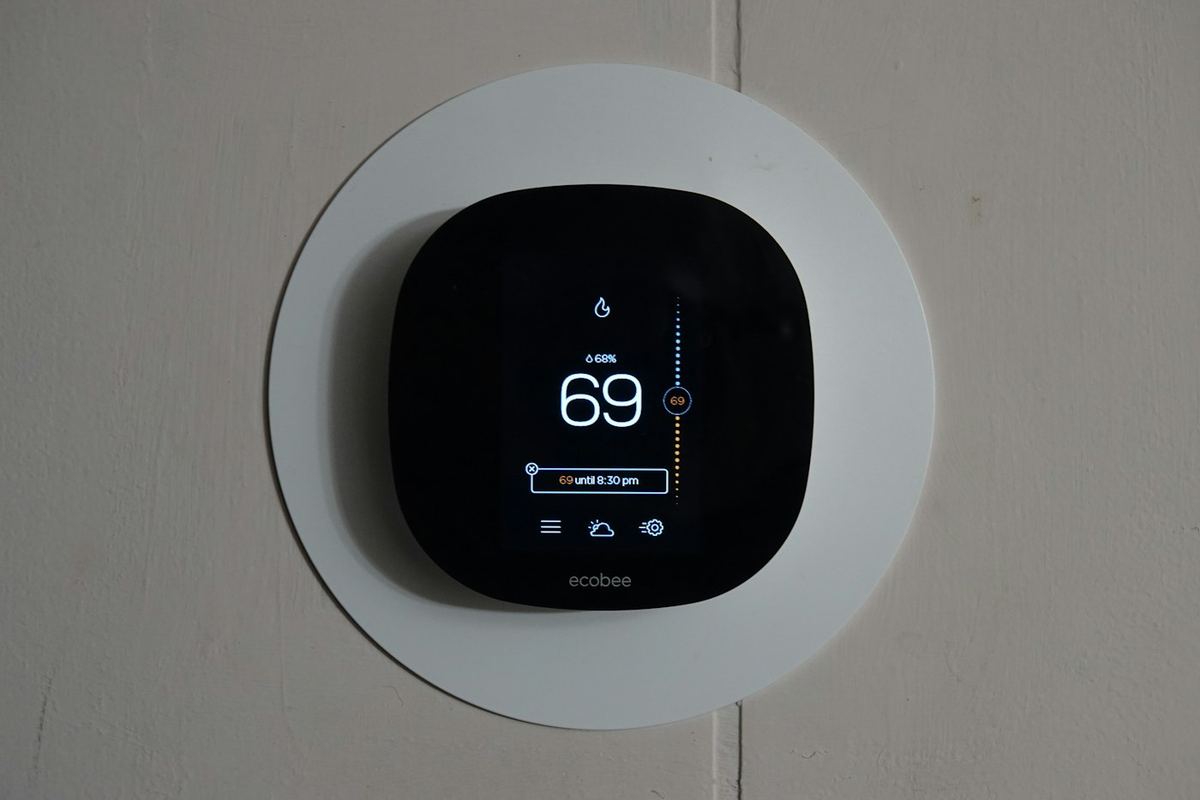 Air conditioning equipment outside a home